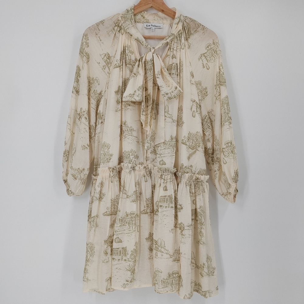 En Saison Leighton Toile Print Dress